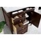 James Martin Vanities Brittany 36in Single Vanity, Burnished Mahogany w/ 3 CM Carrara Marble Top 650-V36-BNM-3CAR - alternate 5